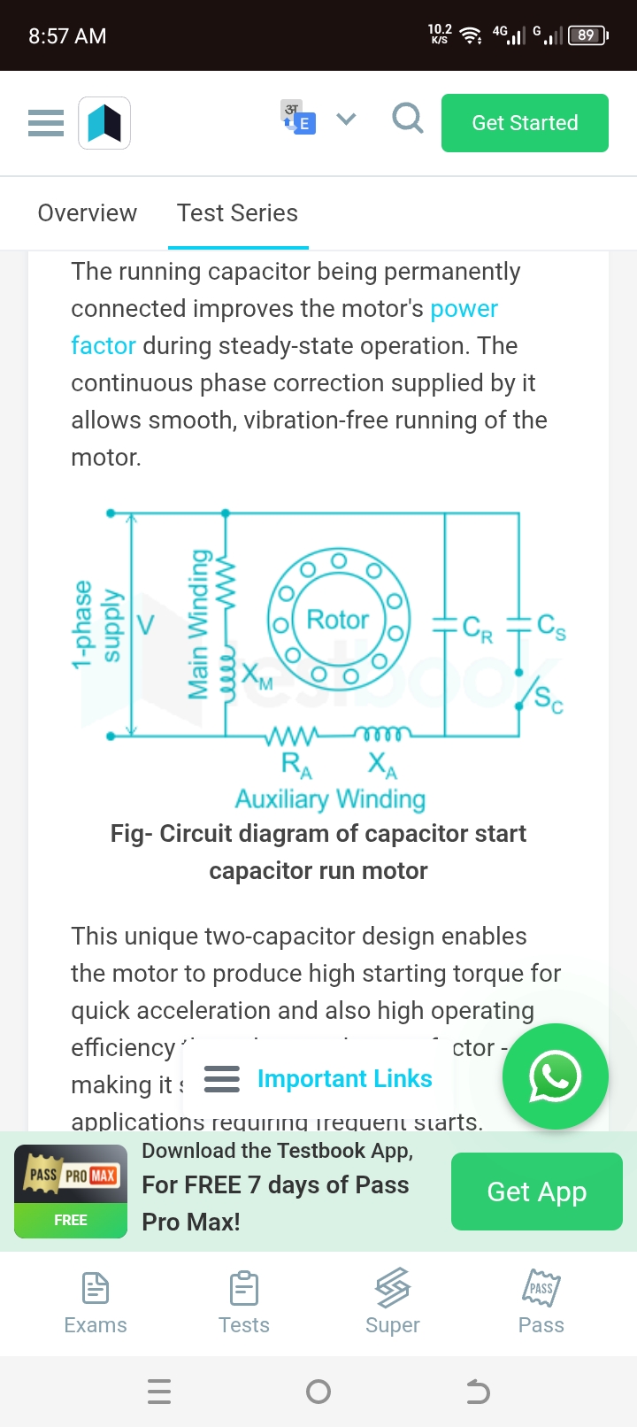 It's a imgn of capacito run motor